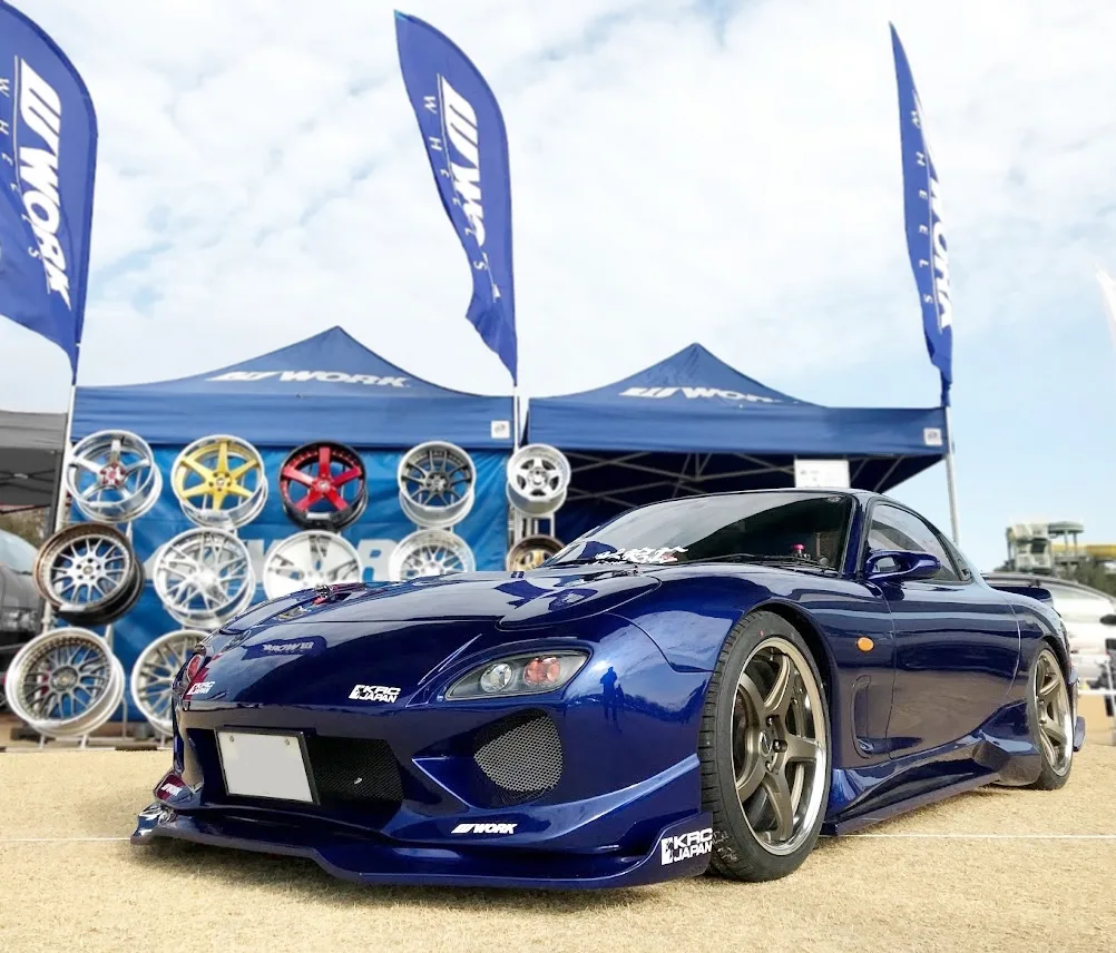 Work Emotion T5R 2P on Mazda RX-7 FD.1