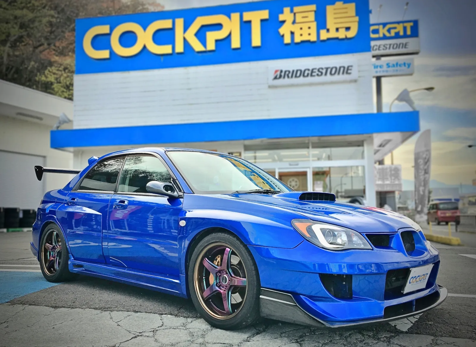 Work Emotion T5R 2P on Subaru Impreza GD/GG.1