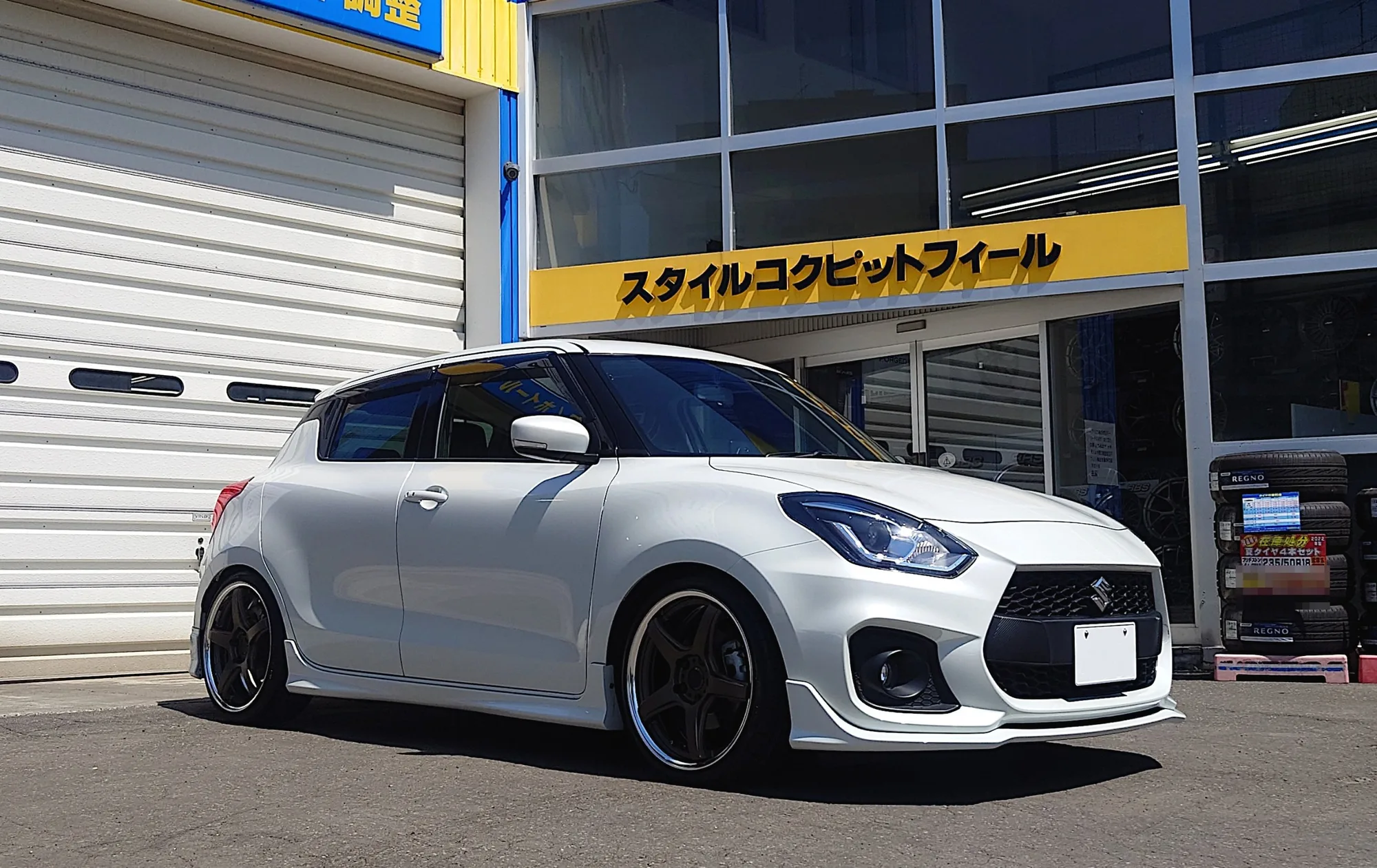 Work Emotion T5R 2P on Suzuki Swift 3rd gen (FZ/NZ), photo 2