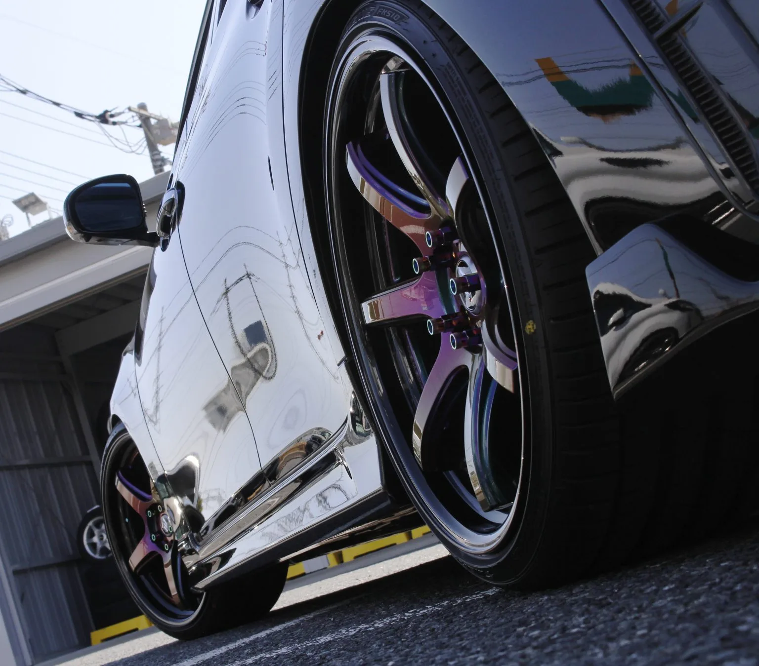 Work Emotion T5R on Toyota Mark X X130, photo 4