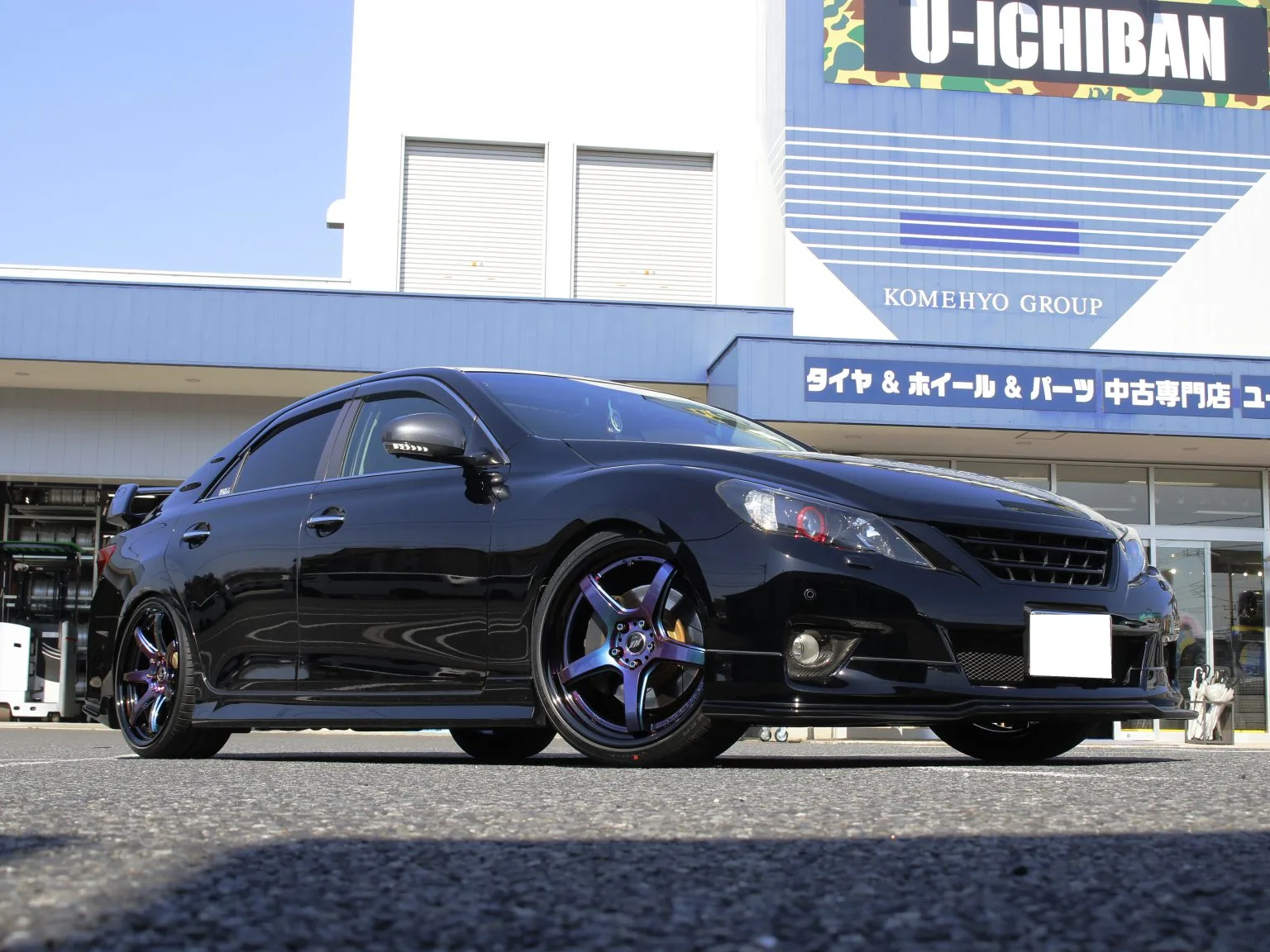 Work Emotion T5R on Toyota Mark X X130, photo 2