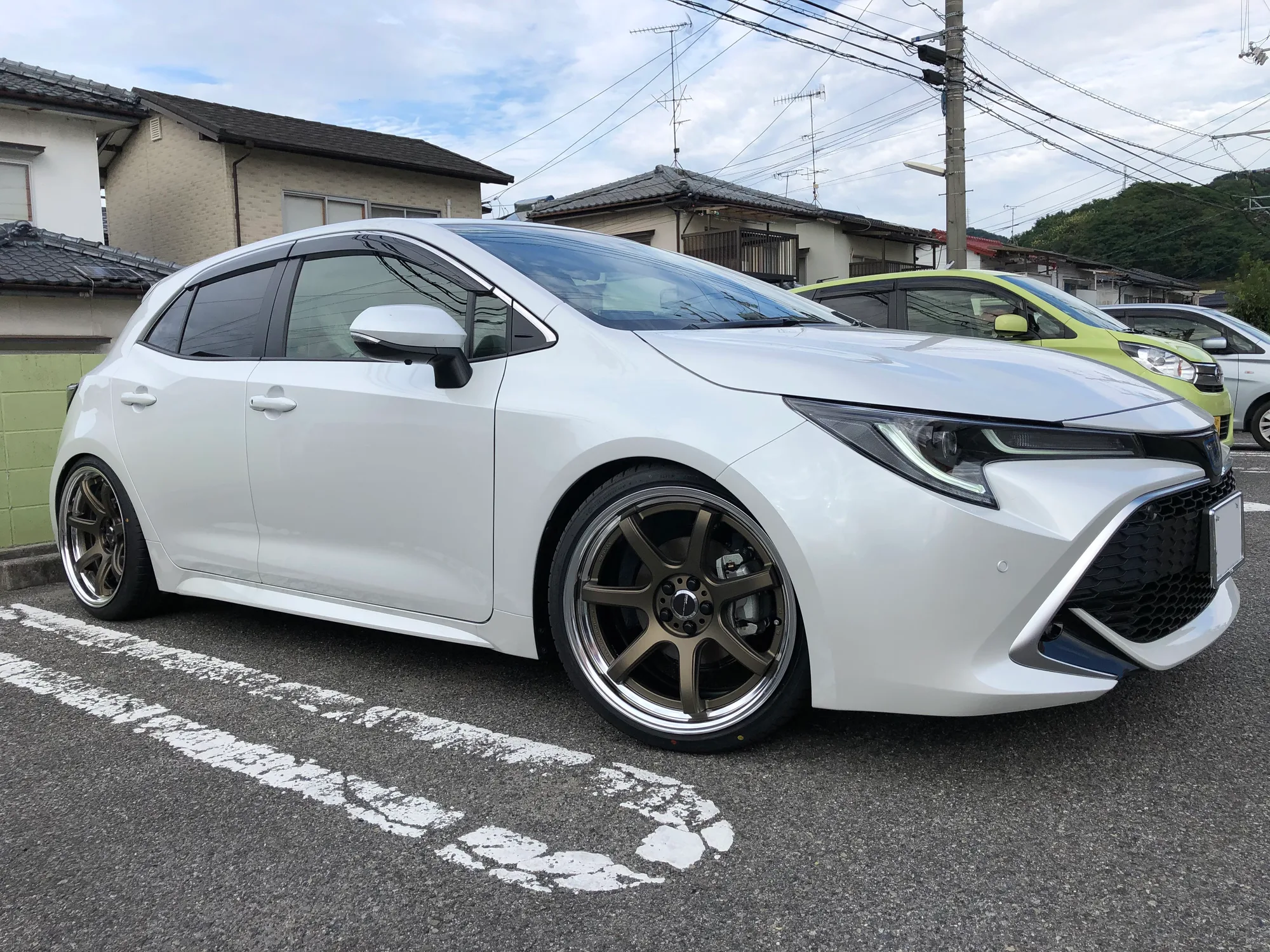 Work Emotion T7R on Toyota Corolla E210