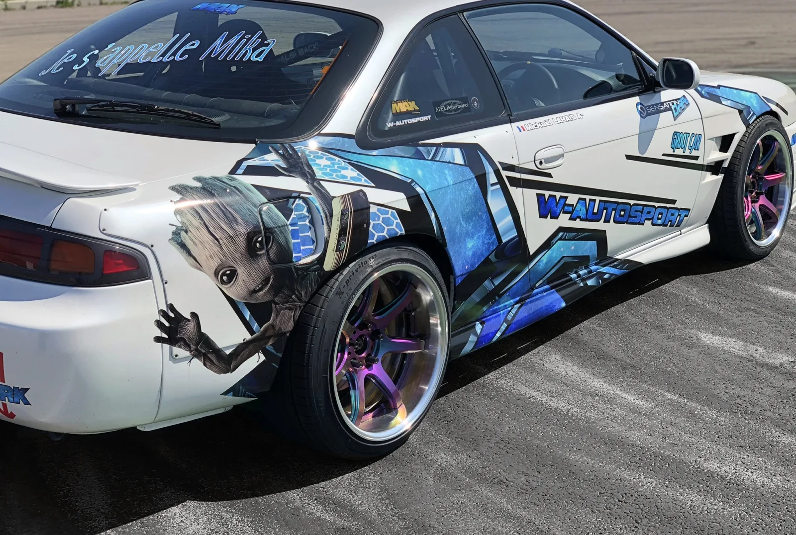 Work Emotion T7R on Nissan Silvia S14