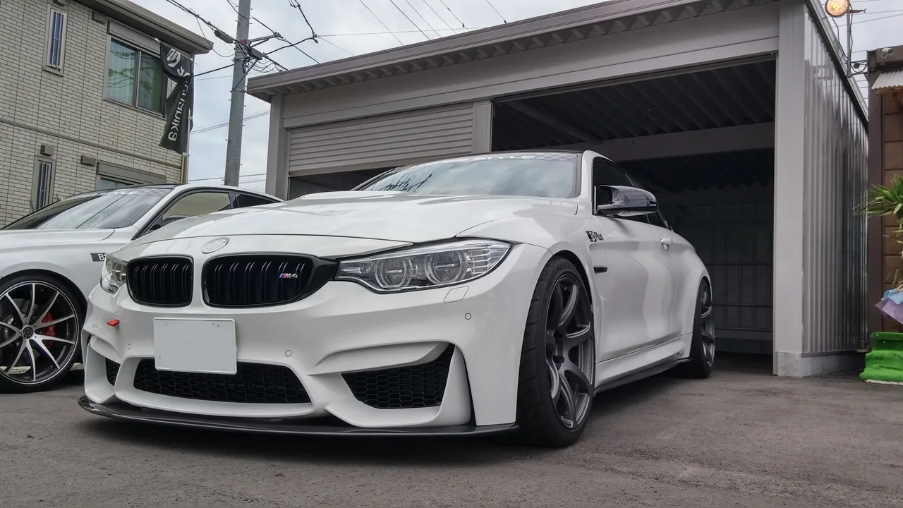 Work Emotion T7R on BMW M4 F82.1