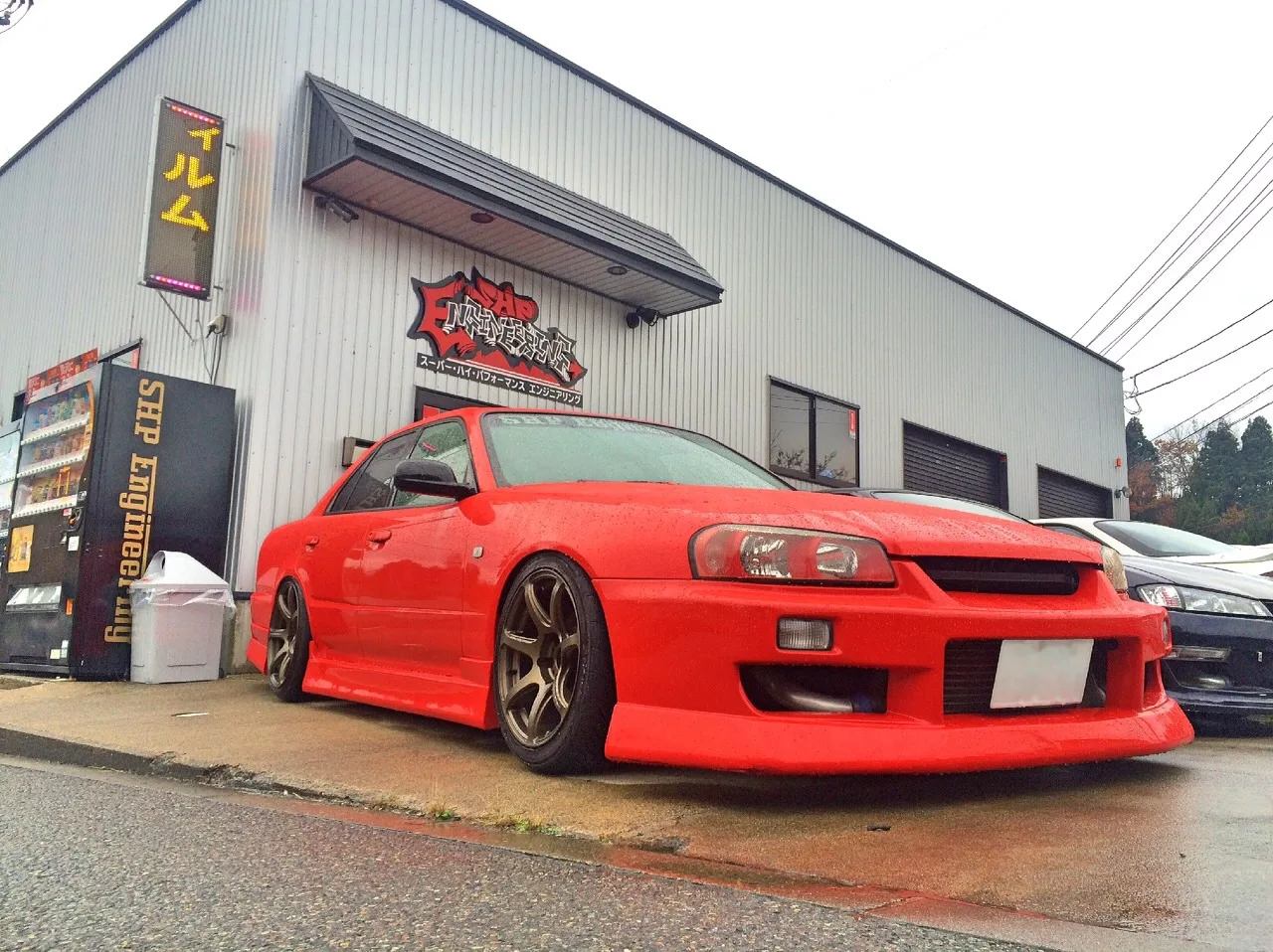 Work Emotion T7R on Nissan Skyline R34