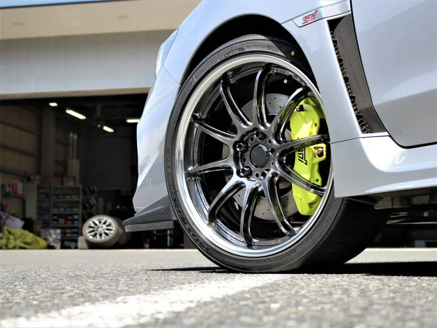 Work Emotion ZR10 2P on Subaru WRX VA.1
