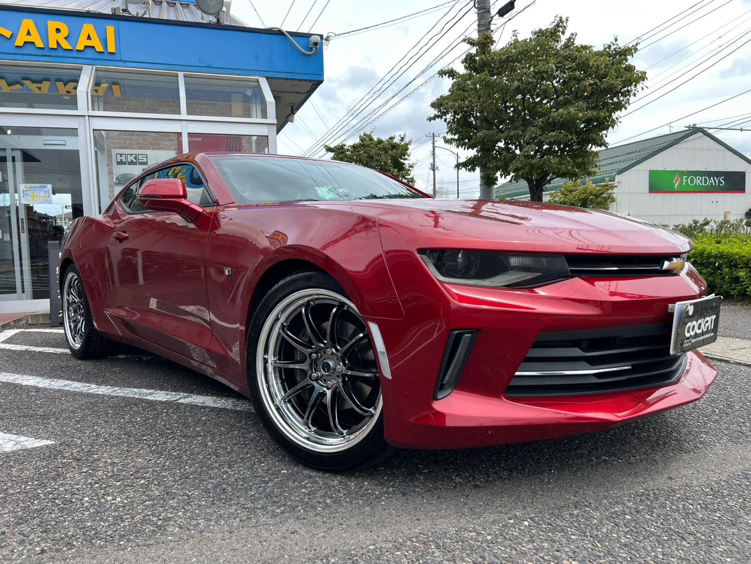 Work Emotion ZR10 2P on Chevrolet Camaro Sixth Generation (2016-24)