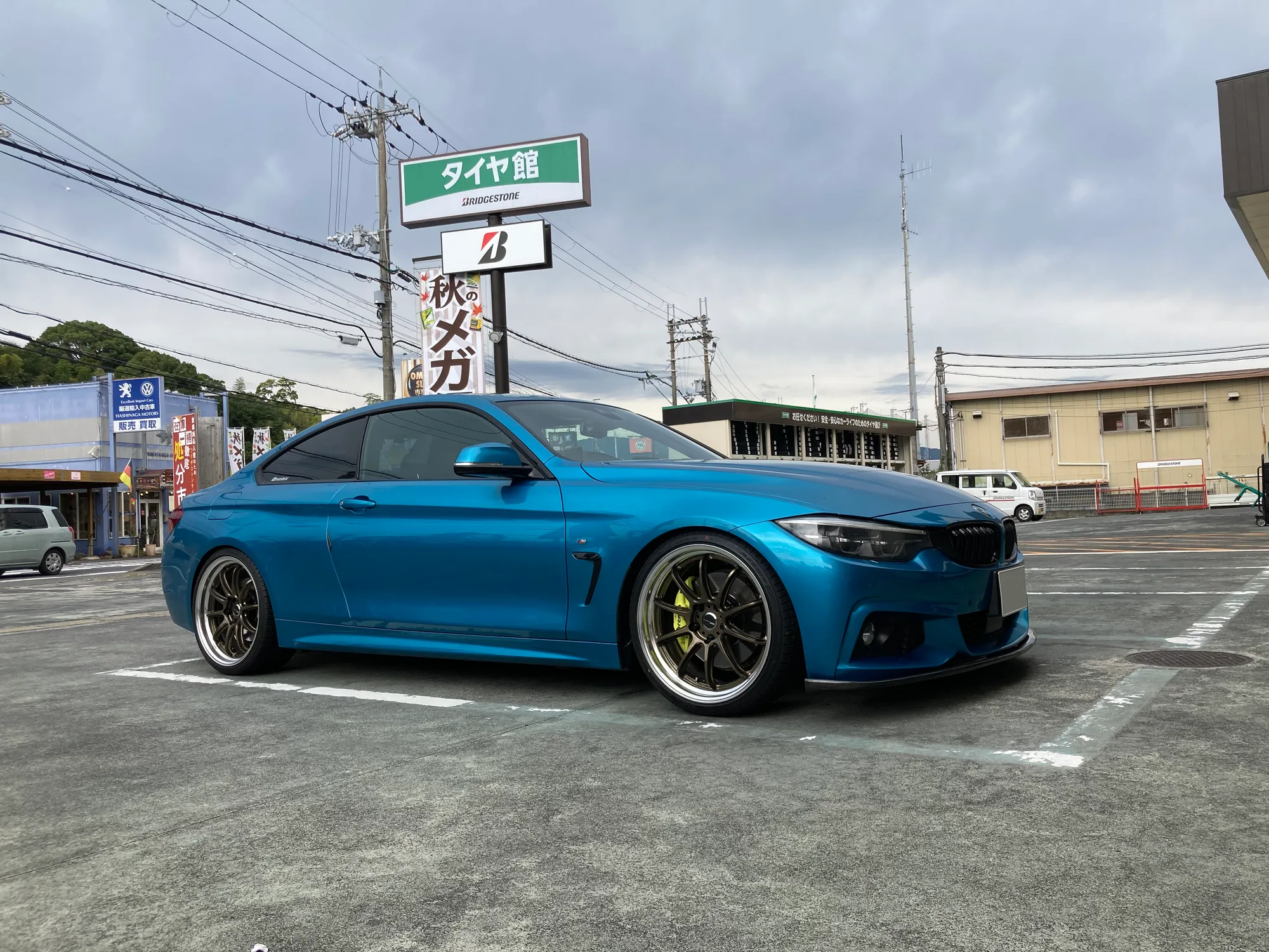 Work Emotion ZR10 2P on BMW 4 Series F32.1