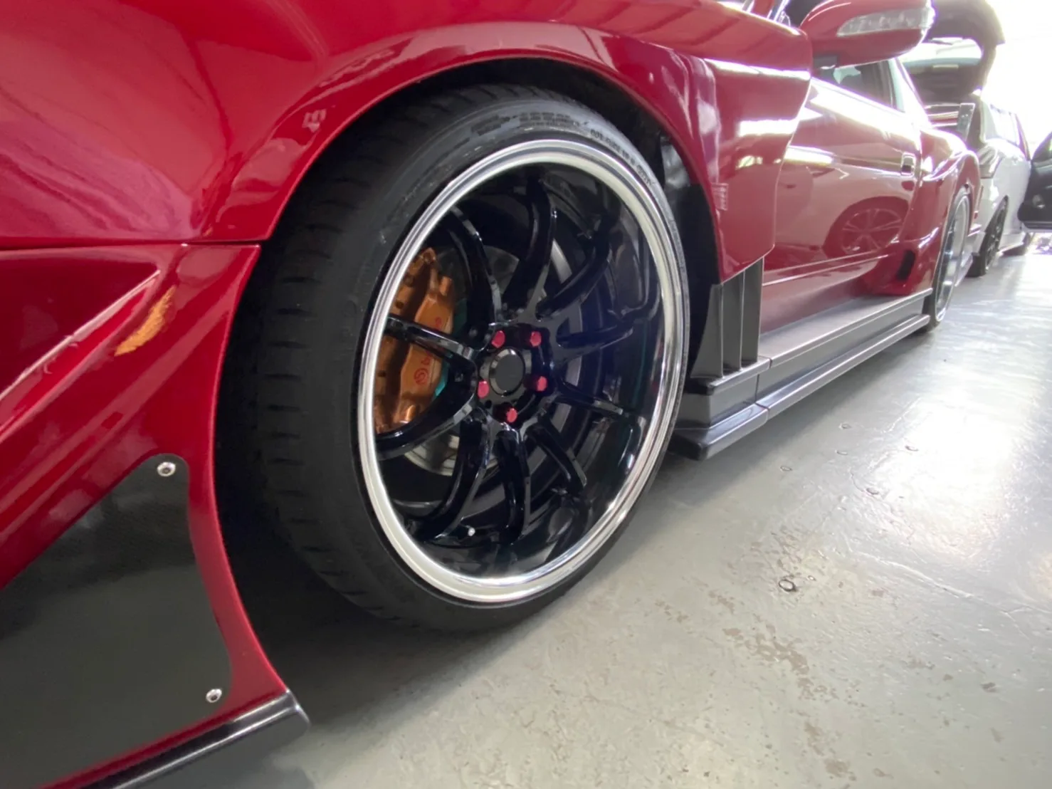 Work Emotion ZR10 2P on Nissan 180SX RPS13.1
