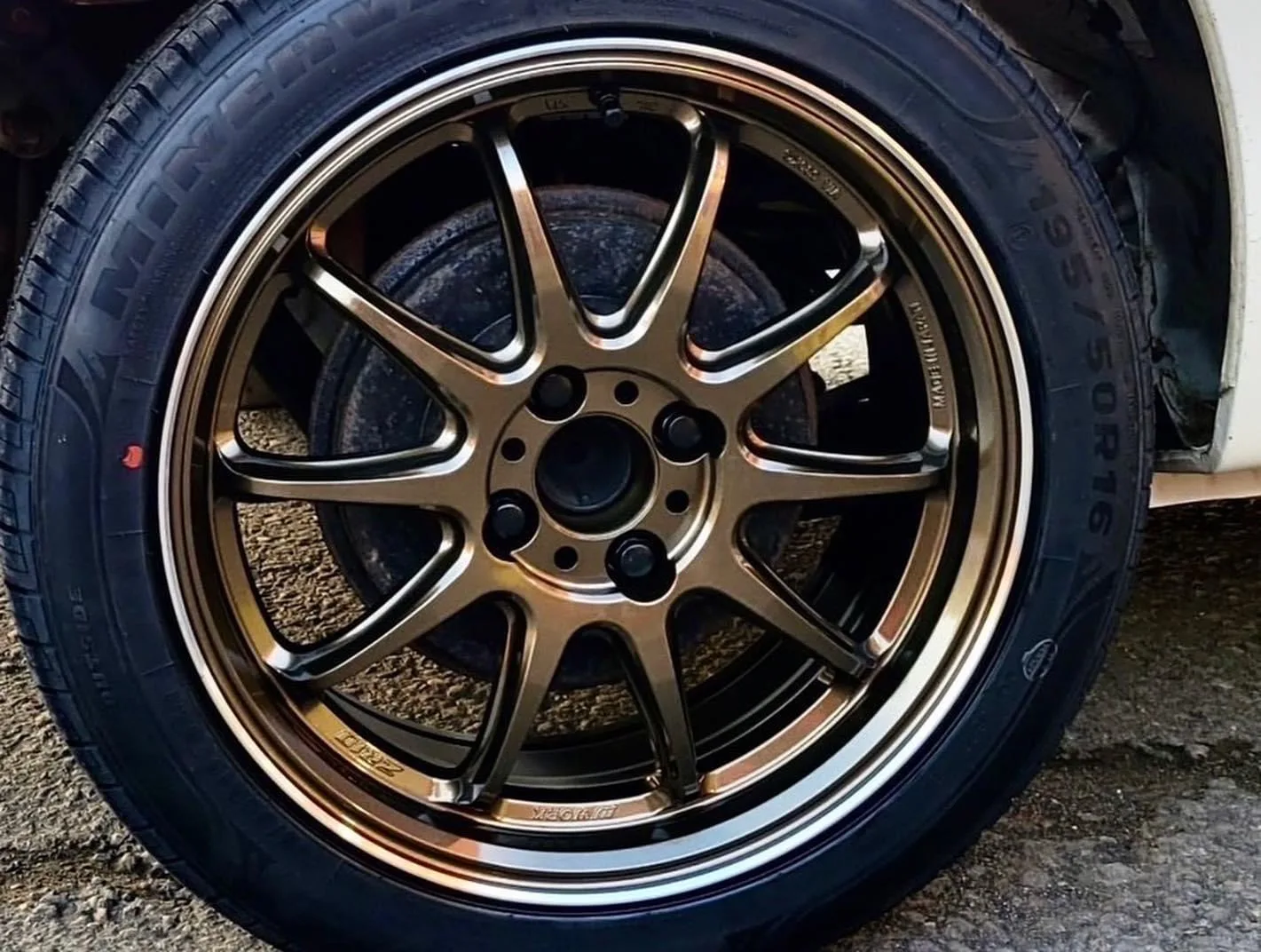 Work Emotion ZR10 on Toyota Succeed, photo 3