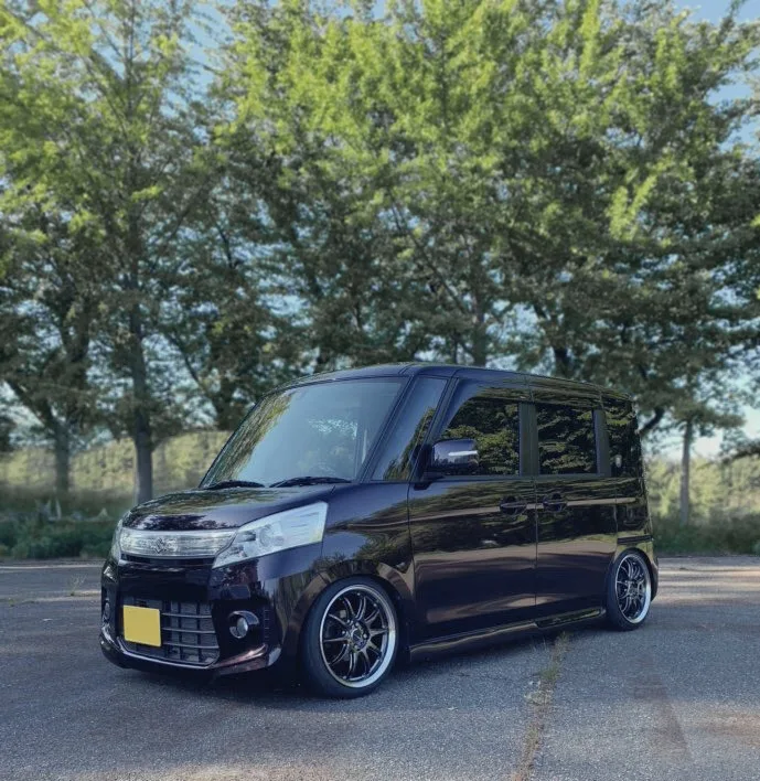 Work Emotion ZR10 on Suzuki Spacia MK32S