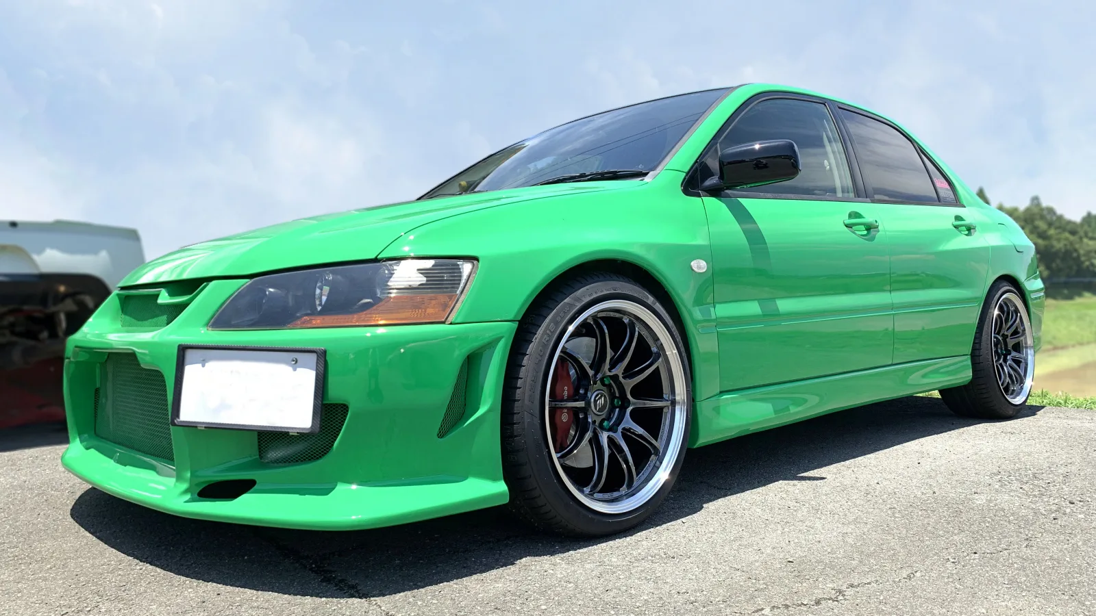Work Emotion ZR10 on Mitsubishi Lancer Evolution CT9A