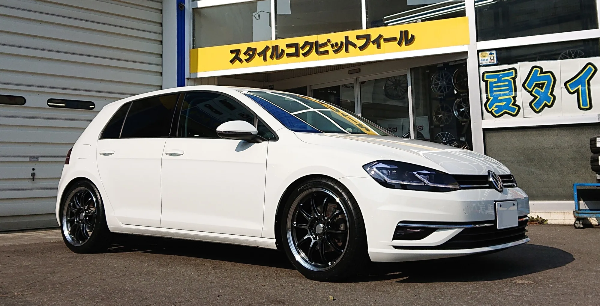 Work Emotion ZR10 on Volkswagen Golf Mk7 (Typ 5G).2
