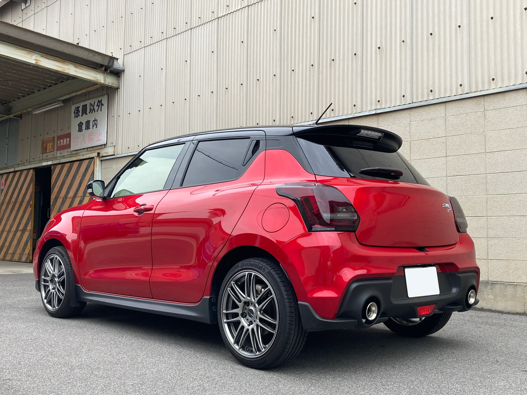 Work Emotion ZR7 on Suzuki Swift 4th gen (A2L)