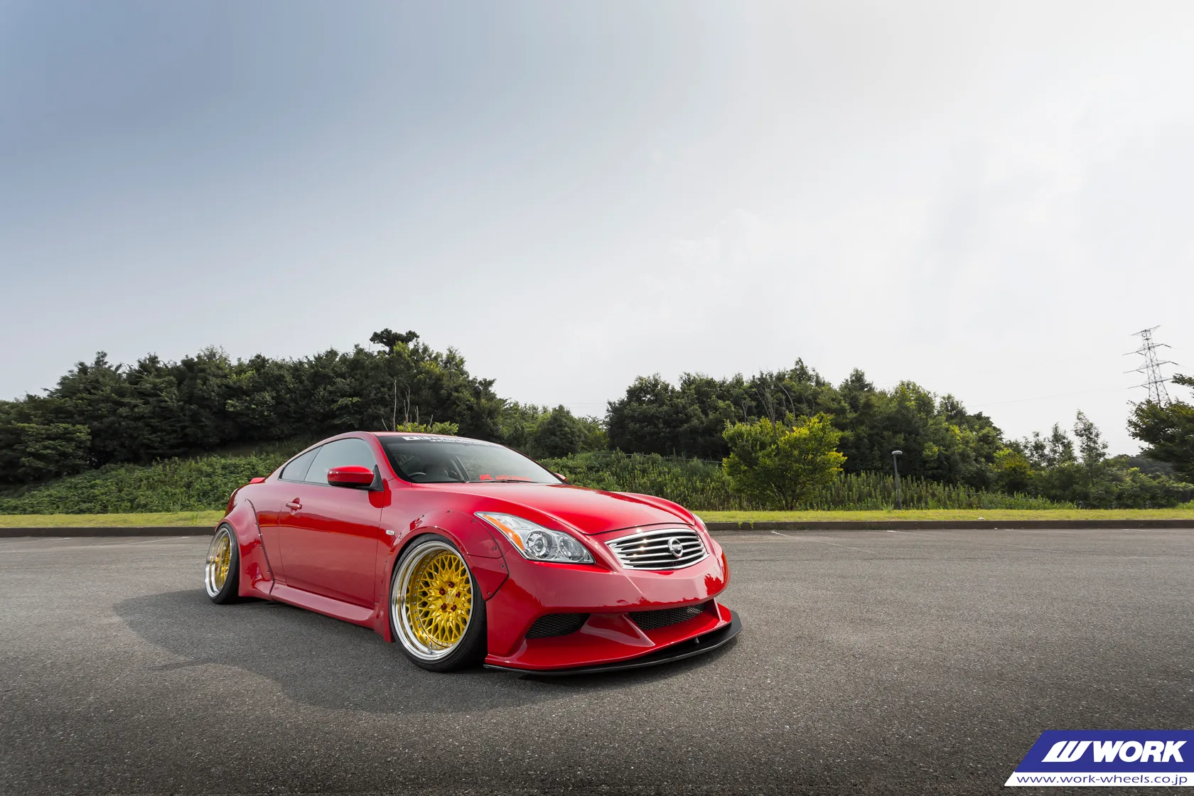 Work Gran Seeker CCX on Nissan Skyline V35, photo 2