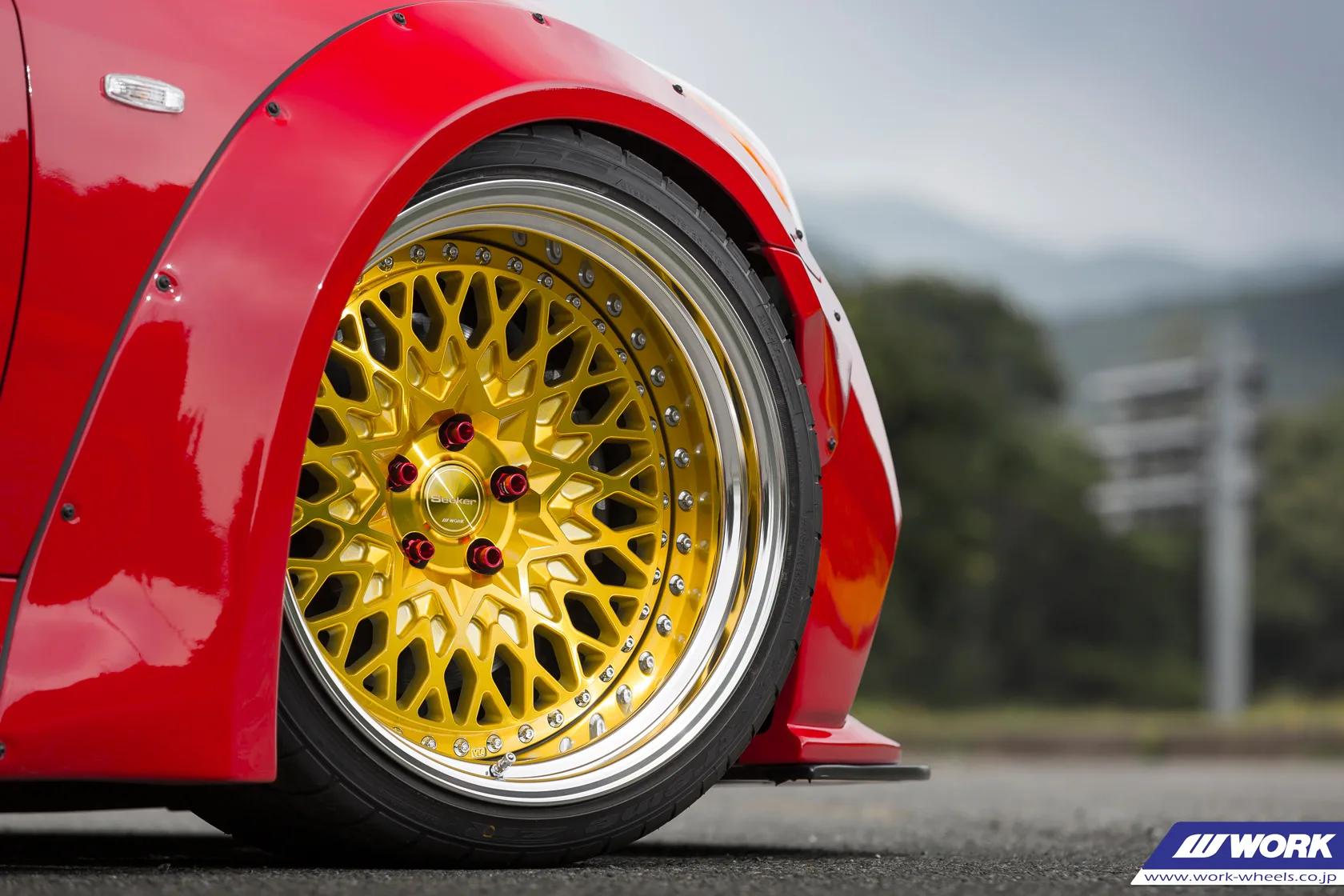 Work Gran Seeker CCX on Nissan Skyline V35, photo 3