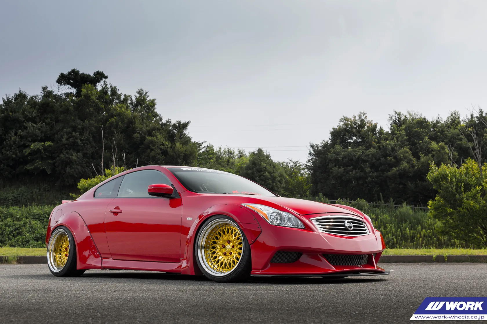 Work Gran Seeker CCX on Nissan Skyline V35, photo 4