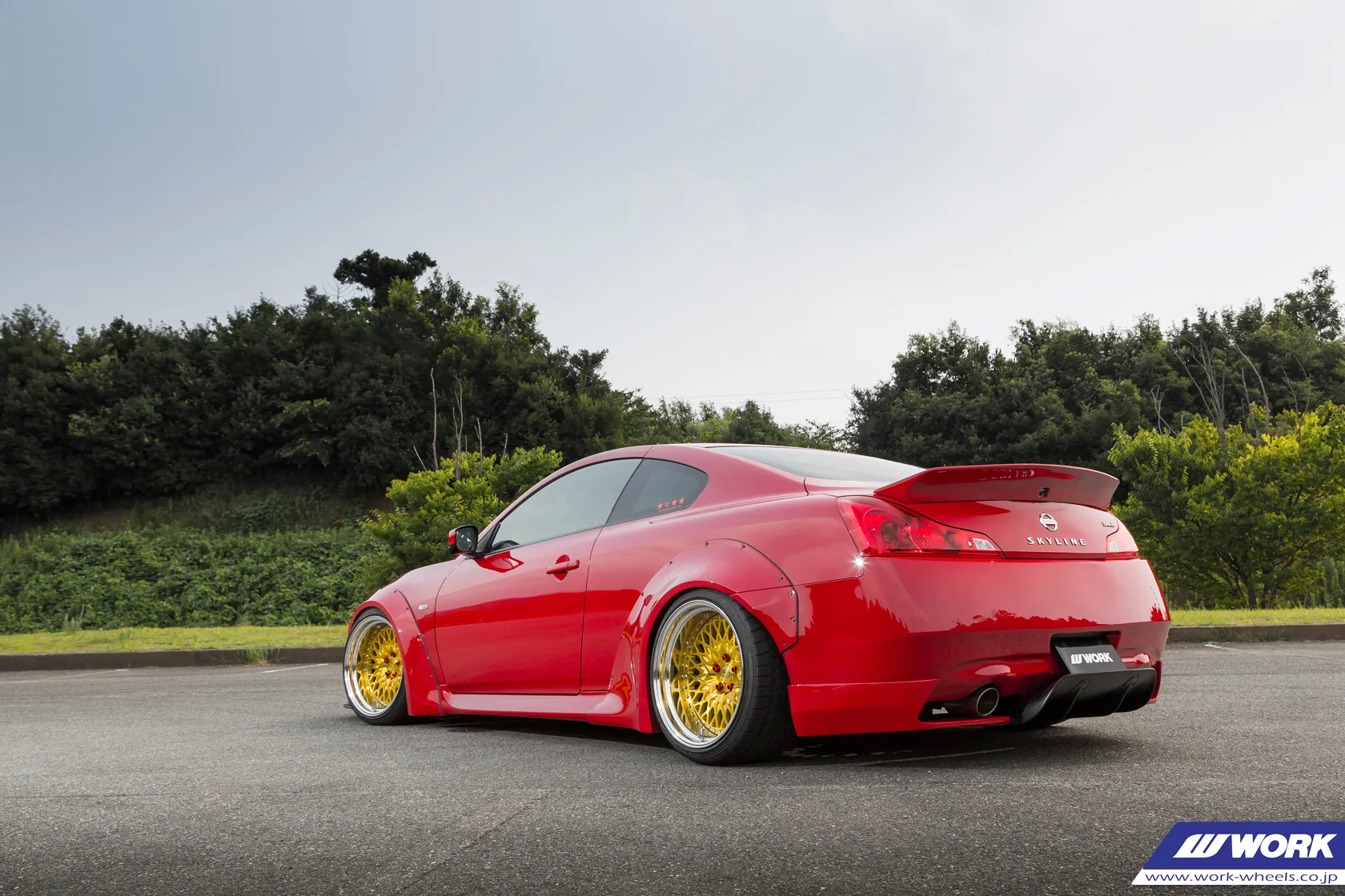 Work Gran Seeker CCX on Nissan Skyline V35, photo 5