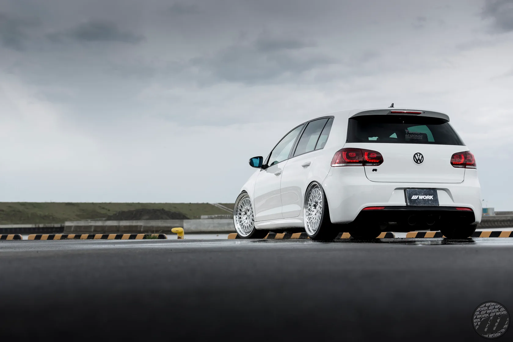 Work Gran Seeker CCX on Volkswagen Golf Mk6 (Typ 5K), photo 7