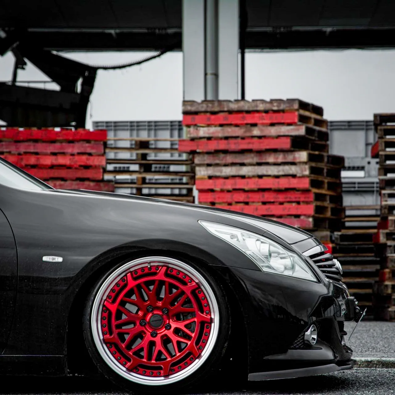 Work Gran Seeker DMX on Nissan Skyline V36