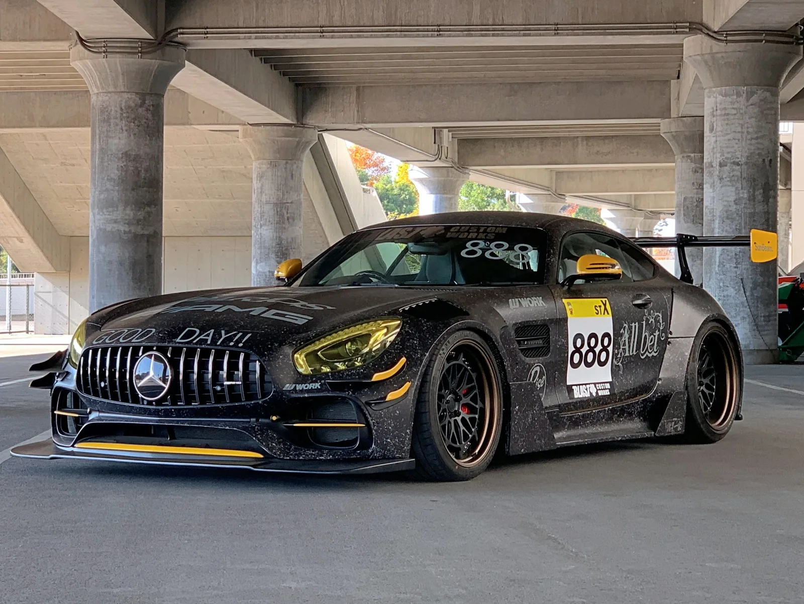 Work Gran Seeker DMX on Mercedes-Benz AMG GT C190.1