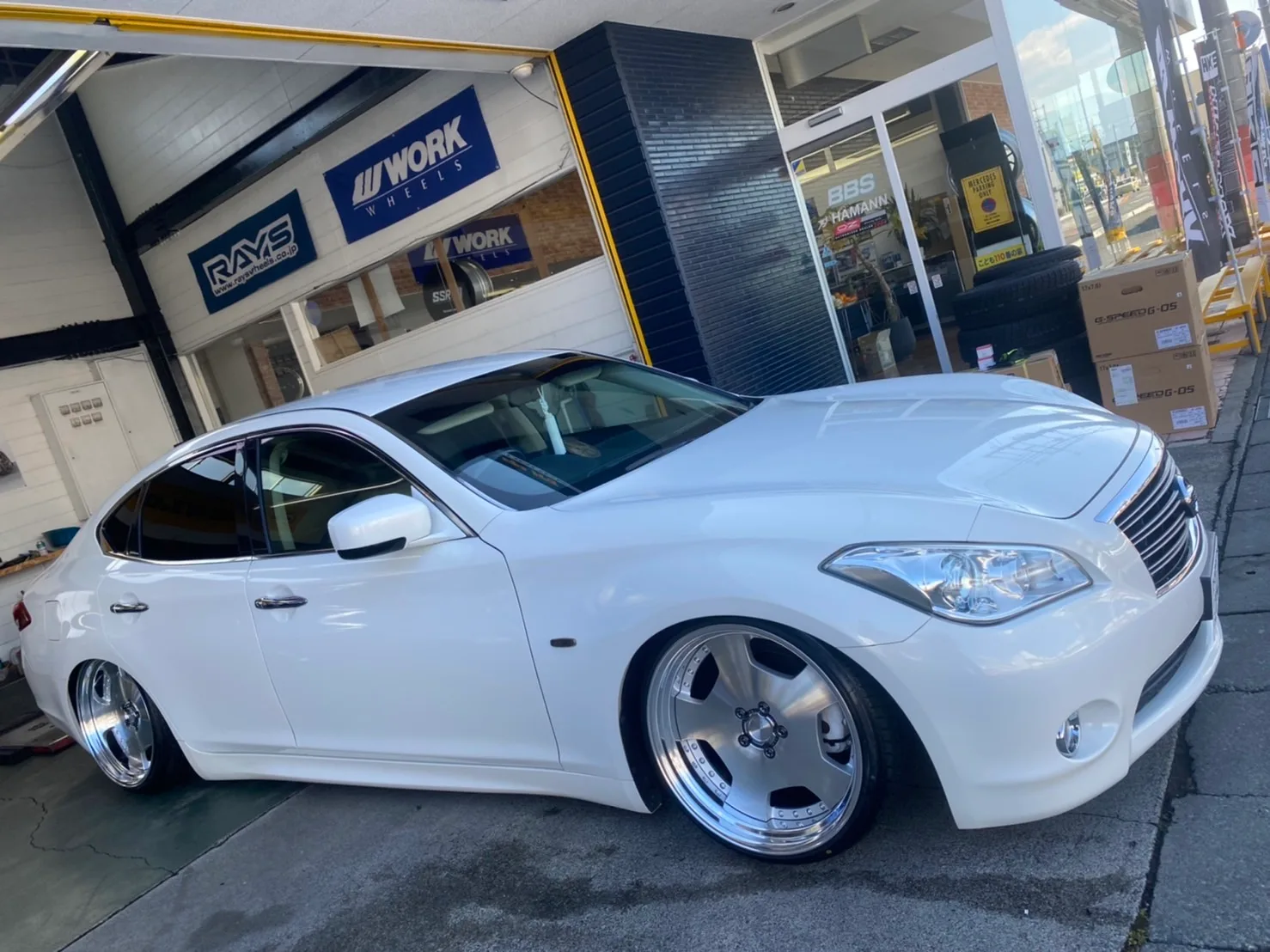 Work Lanvec LD1 on Nissan Fuga Y51, photo 2