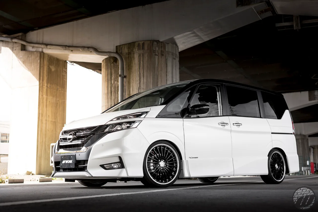 Work Lanvec LF1 on Nissan Serena C27