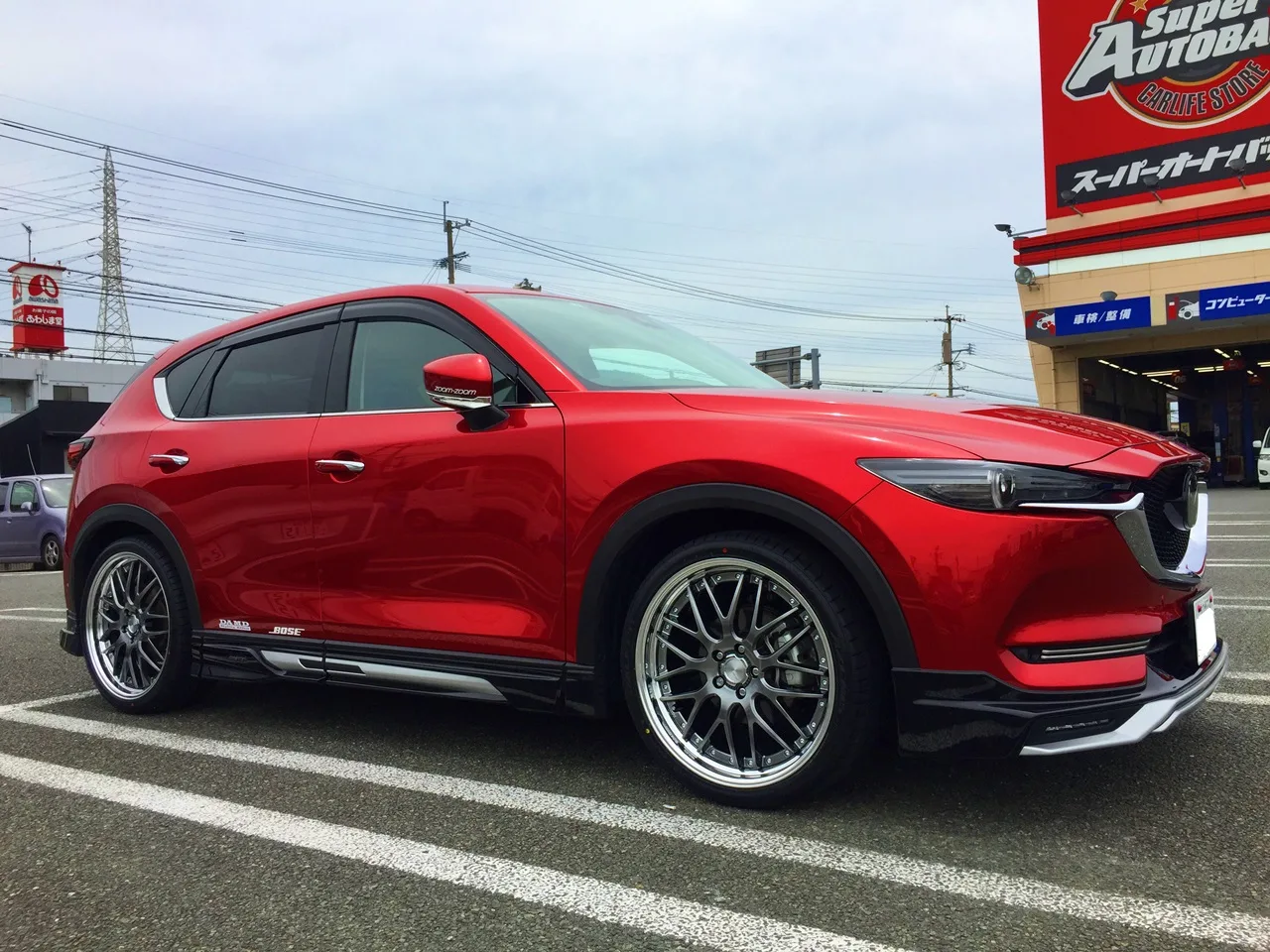 Work Lanvec LM1 on Mazda CX-5 KF.1