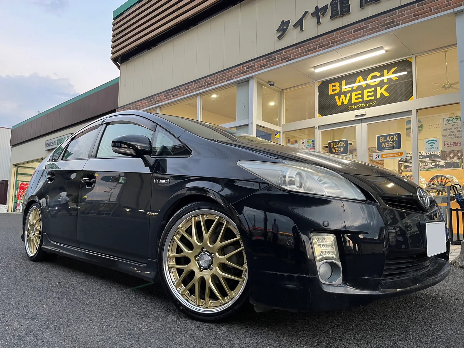 Work Lanvec LM1 on Toyota Prius XW30, photo 2
