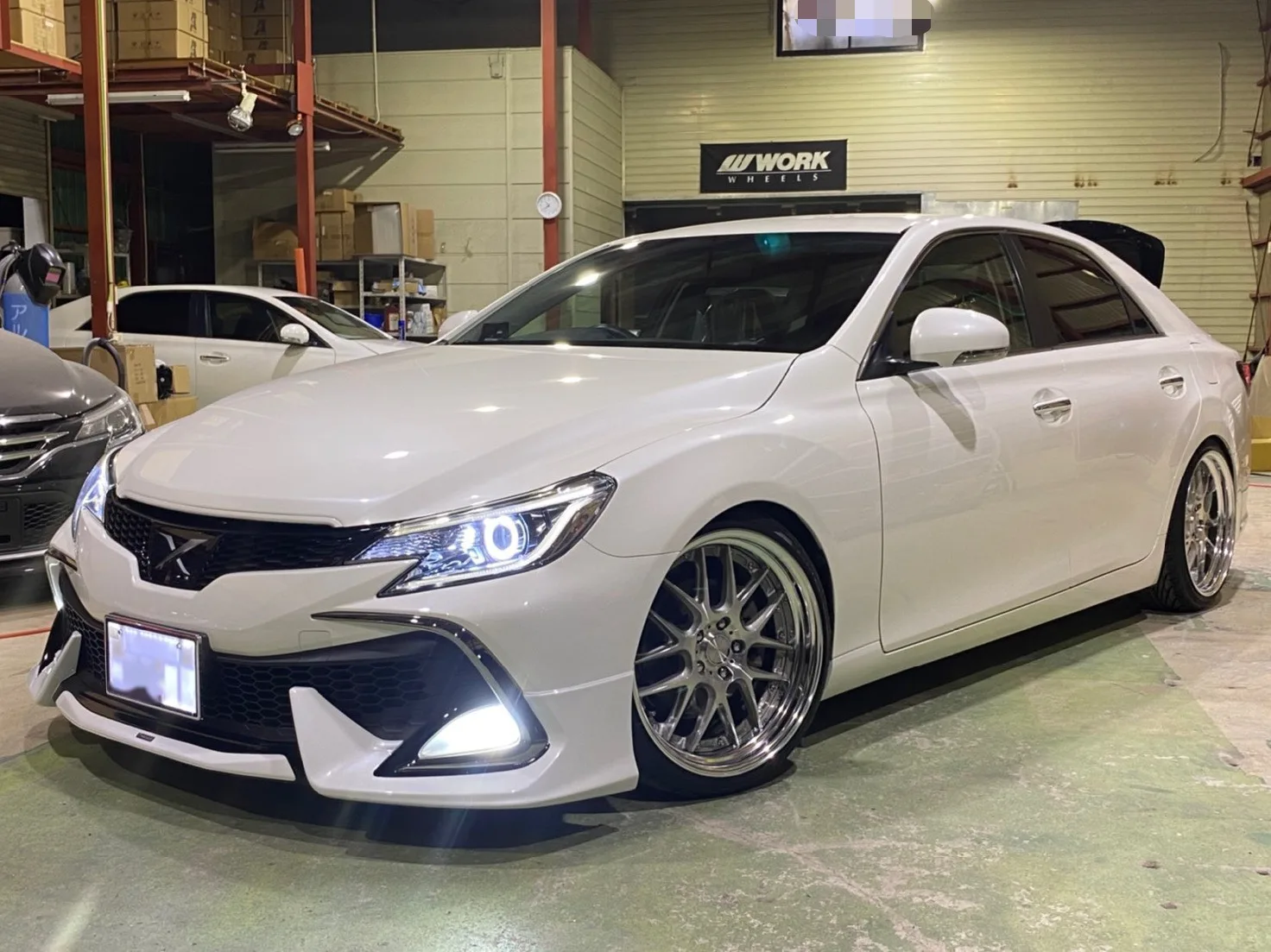 Work Lanvec LM7 on Toyota Mark X X130