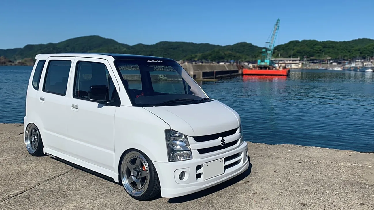Work Meister CR01 on Suzuki Wagon R 3rd gen (MH21/MH22)