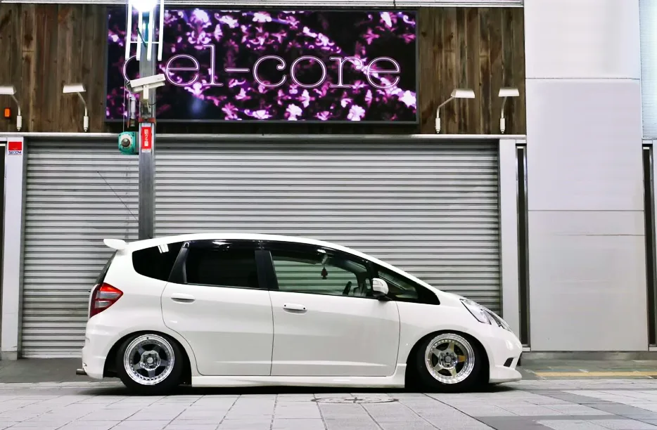 Work Meister CR01 on Honda Fit 2nd gen (GE), photo 2