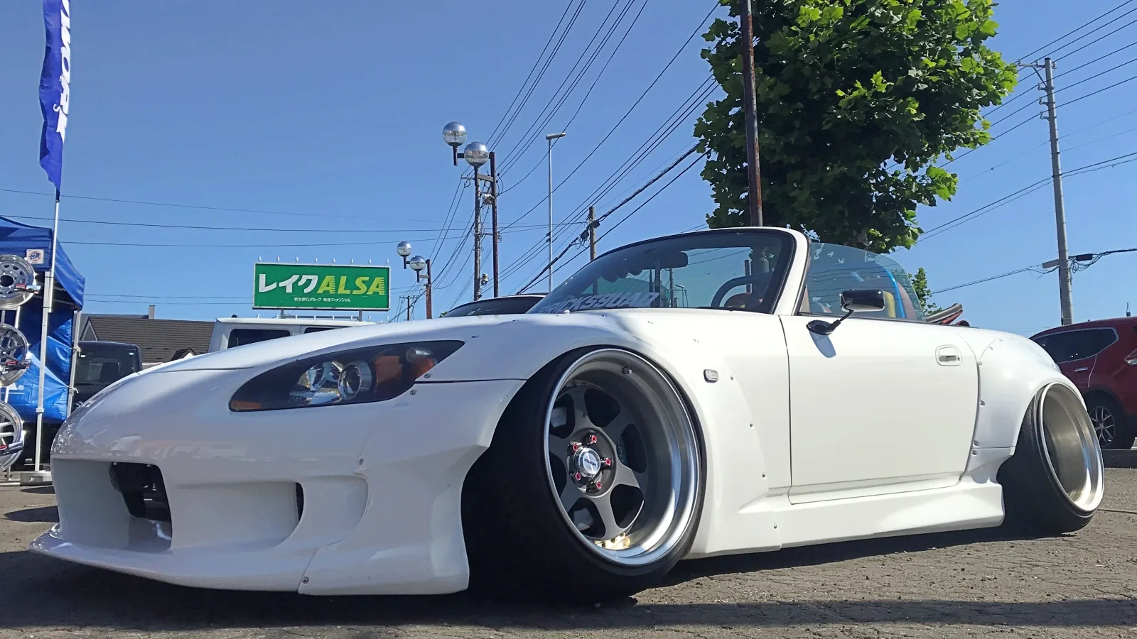Work Meister L1 3P on Honda S2000 AP1