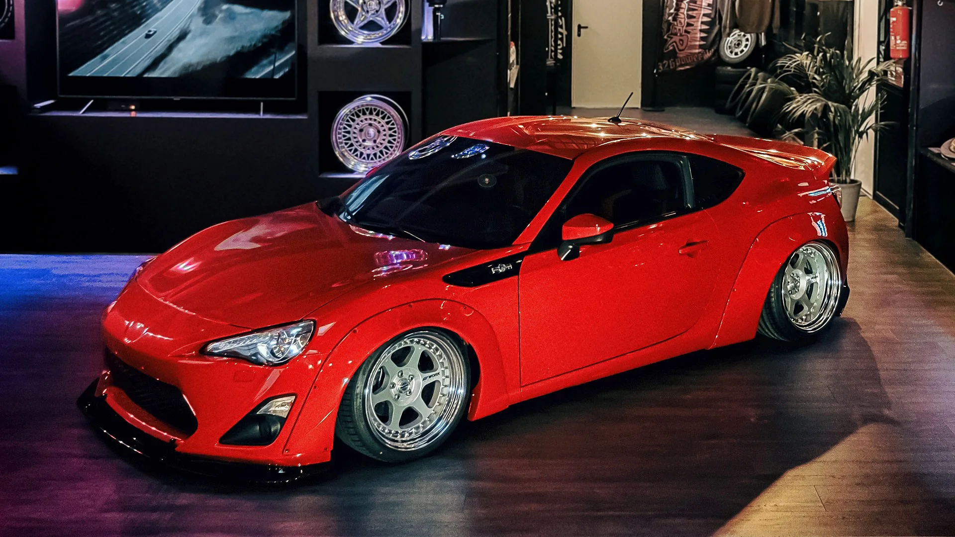 Work Meister L1 3P on Toyota 86 ZN6.1