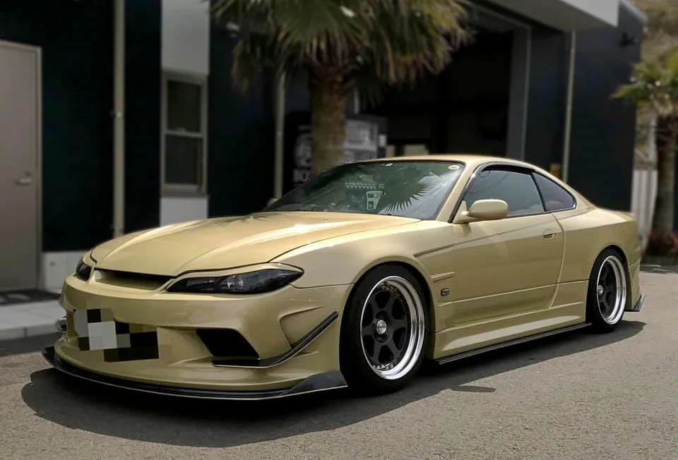 Work Meister L1 3P on Nissan Silvia S15