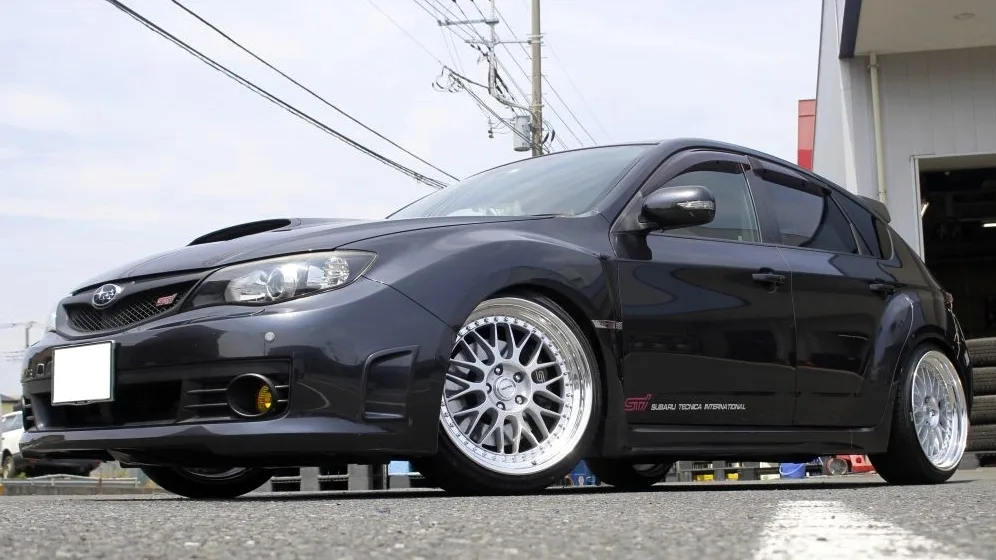 Work Meister M1 3P on Subaru WRX GR/GV.1