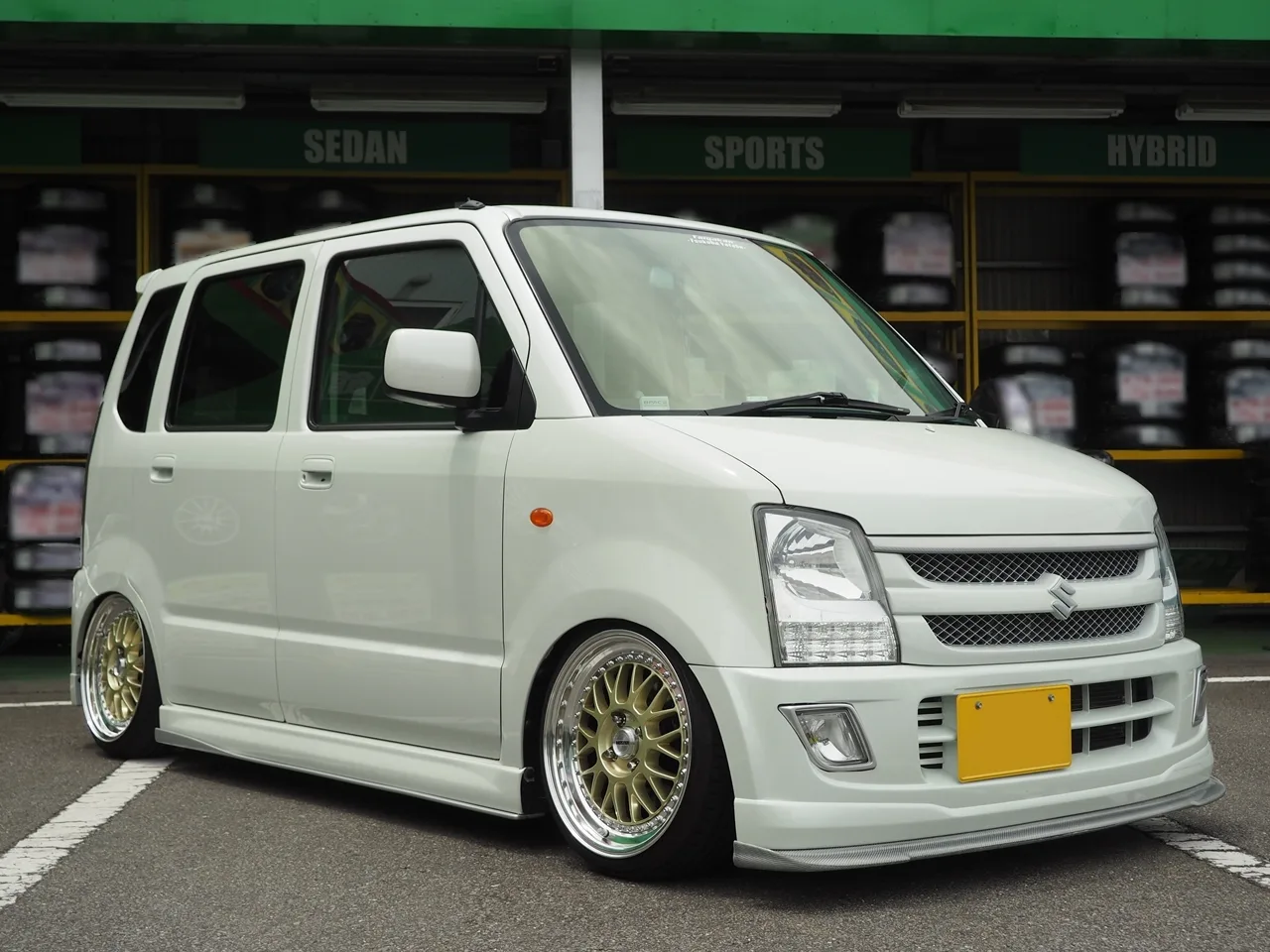 Work Meister M1 3P on Suzuki Wagon R 3rd gen (MH21/MH22)
