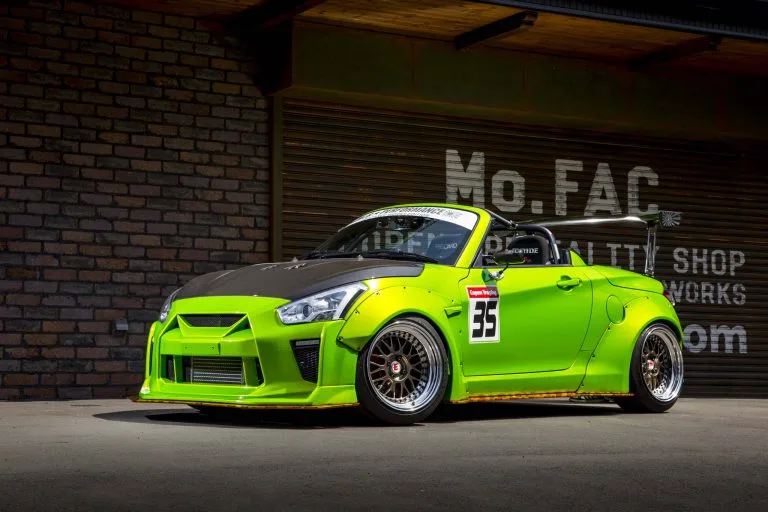 Work Meister M1 3P on Daihatsu Copen L880K (2002-2012)