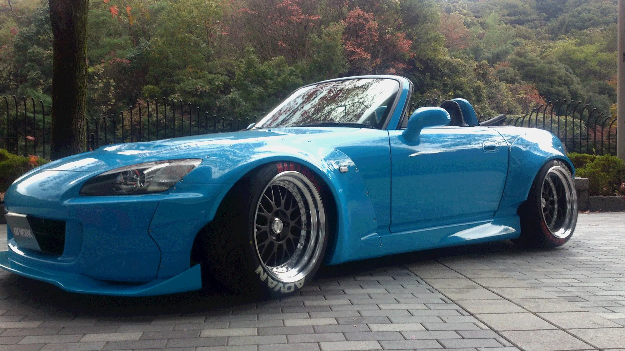 Work Meister M1 3P on Honda S2000 AP2
