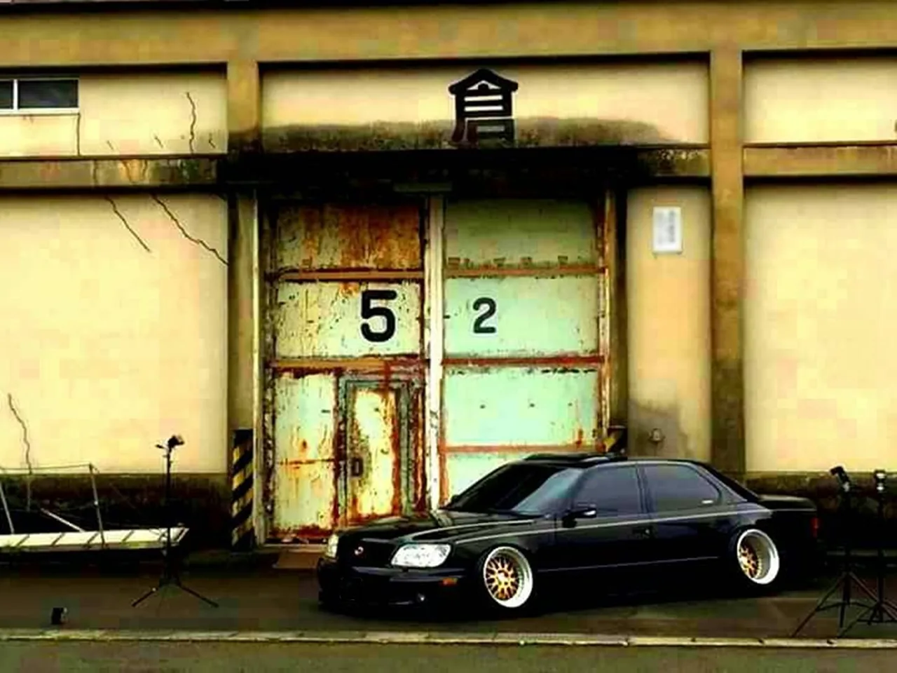 Work Meister M1 3P on Lexus LS XF20