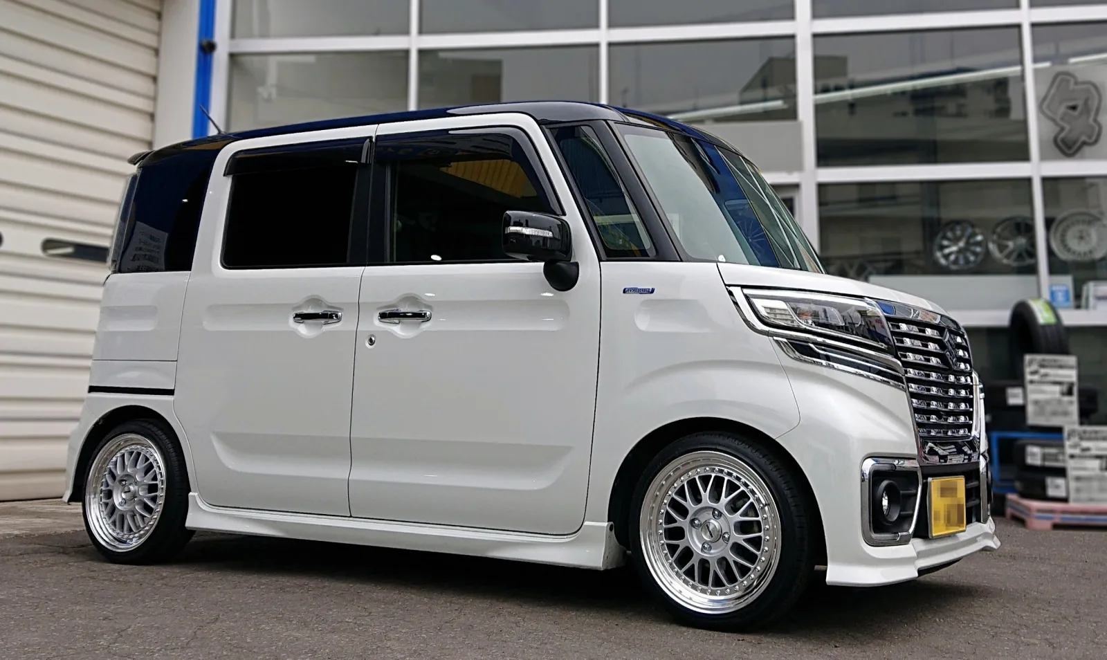 Work Meister M1 3P on Suzuki Spacia 2nd gen (MK53S)
