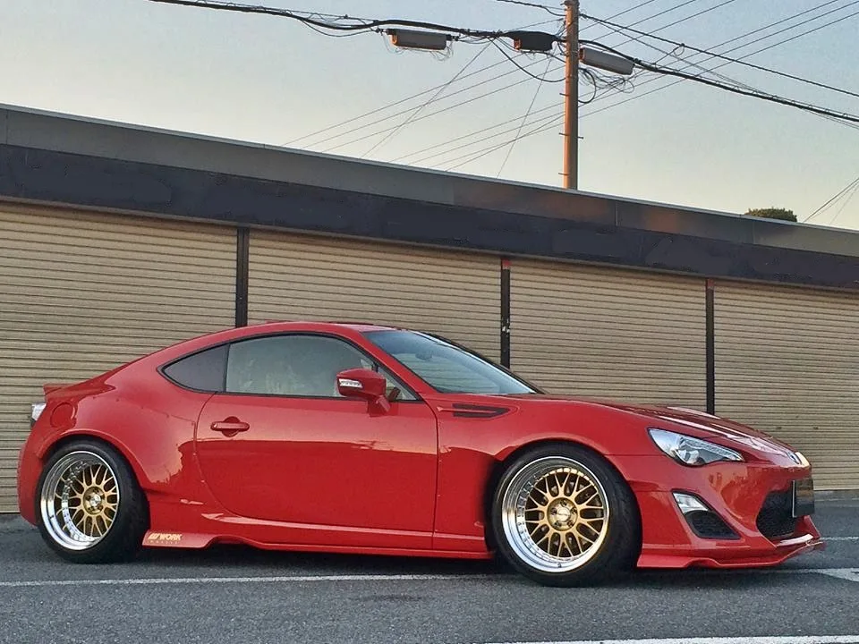 Work Meister M1 3P on Toyota 86 ZN6.1