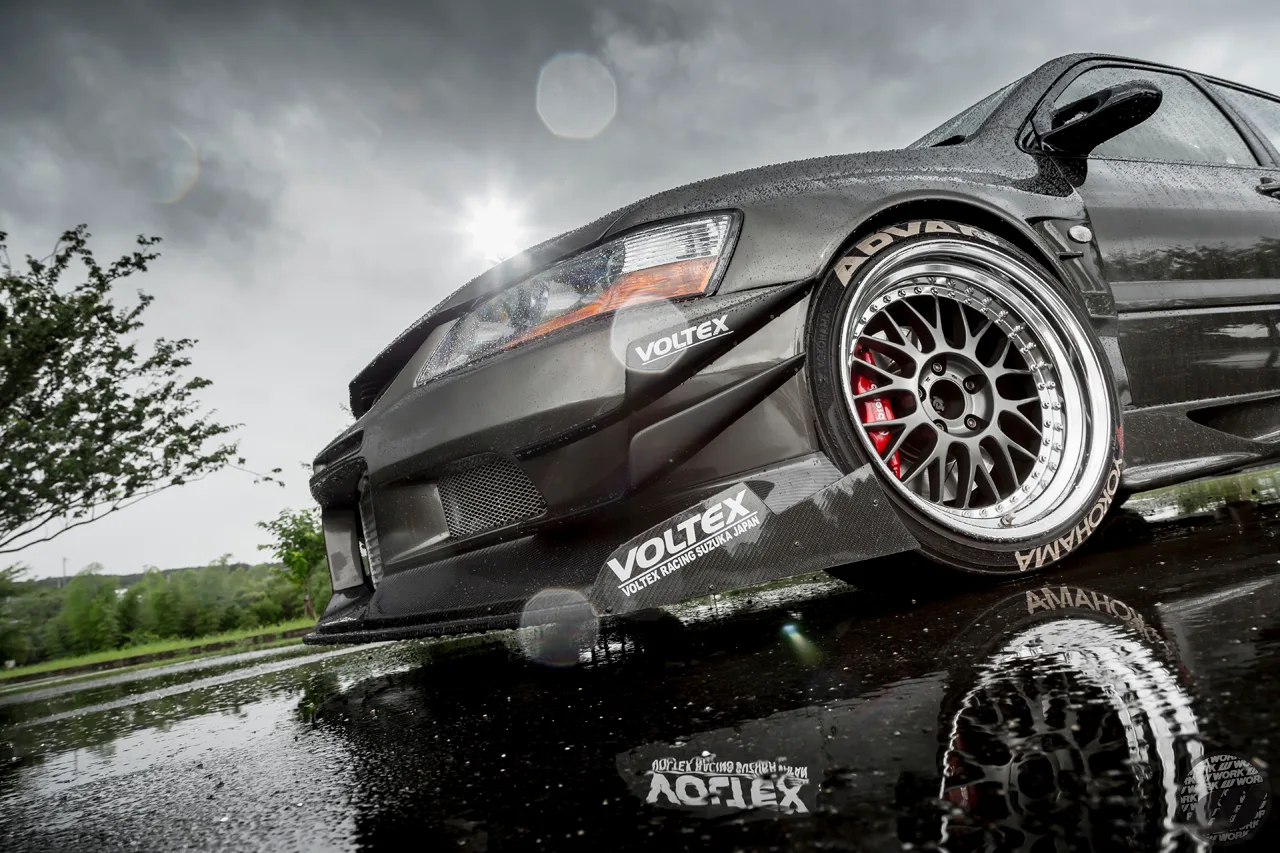 Work Meister M1 3P on Mitsubishi Lancer Evolution CT9A, photo 5