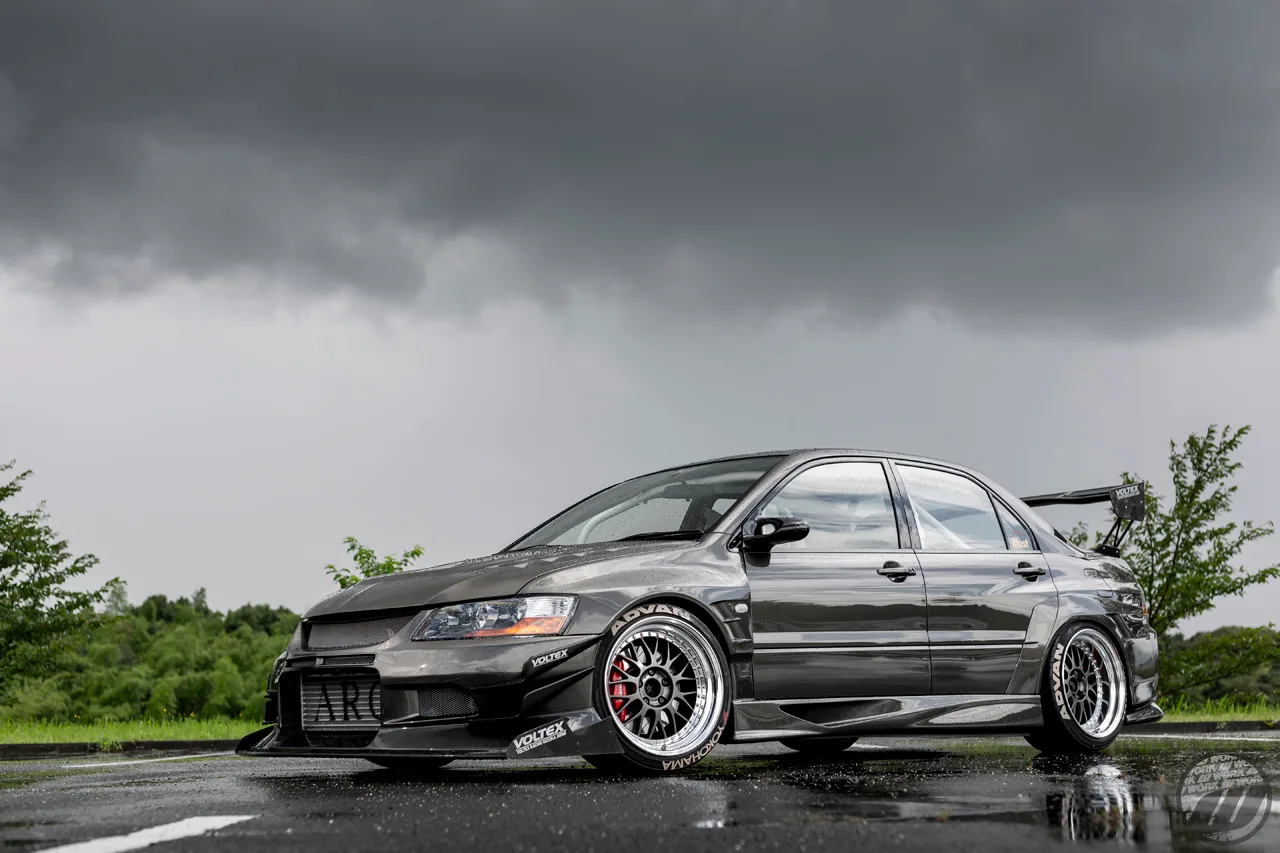 Work Meister M1 3P on Mitsubishi Lancer Evolution CT9A, photo 9