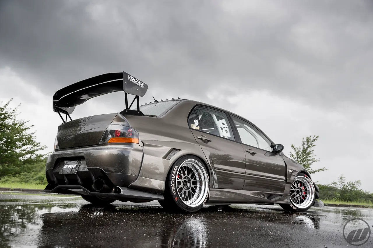 Work Meister M1 3P on Mitsubishi Lancer Evolution CT9A, photo 4