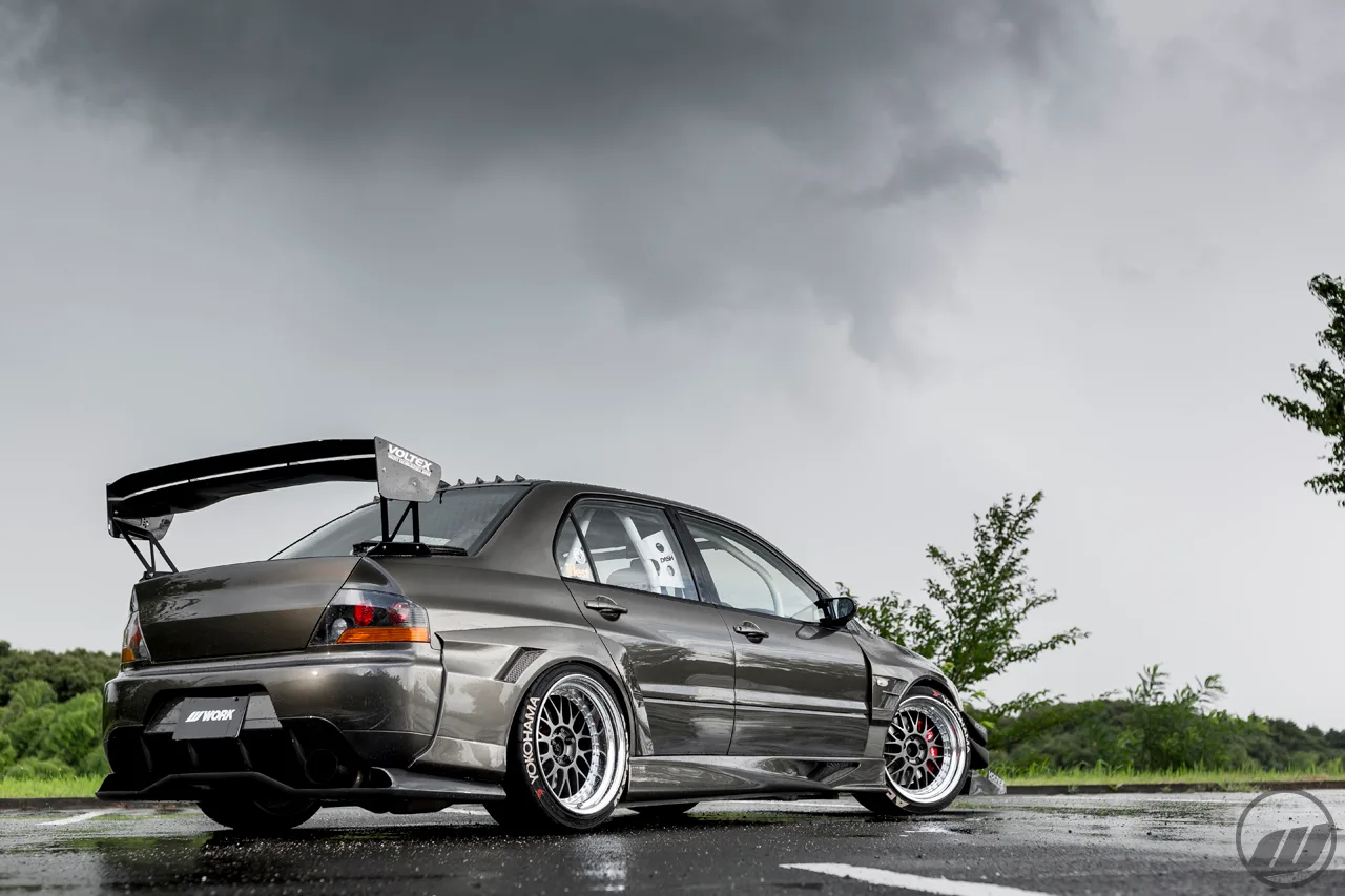 Work Meister M1 3P on Mitsubishi Lancer Evolution CT9A, photo 6