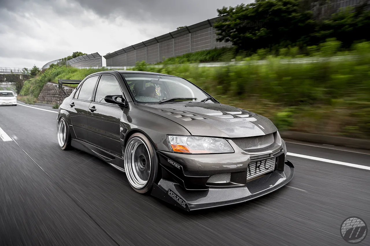 Work Meister M1 3P on Mitsubishi Lancer Evolution CT9A, photo 8