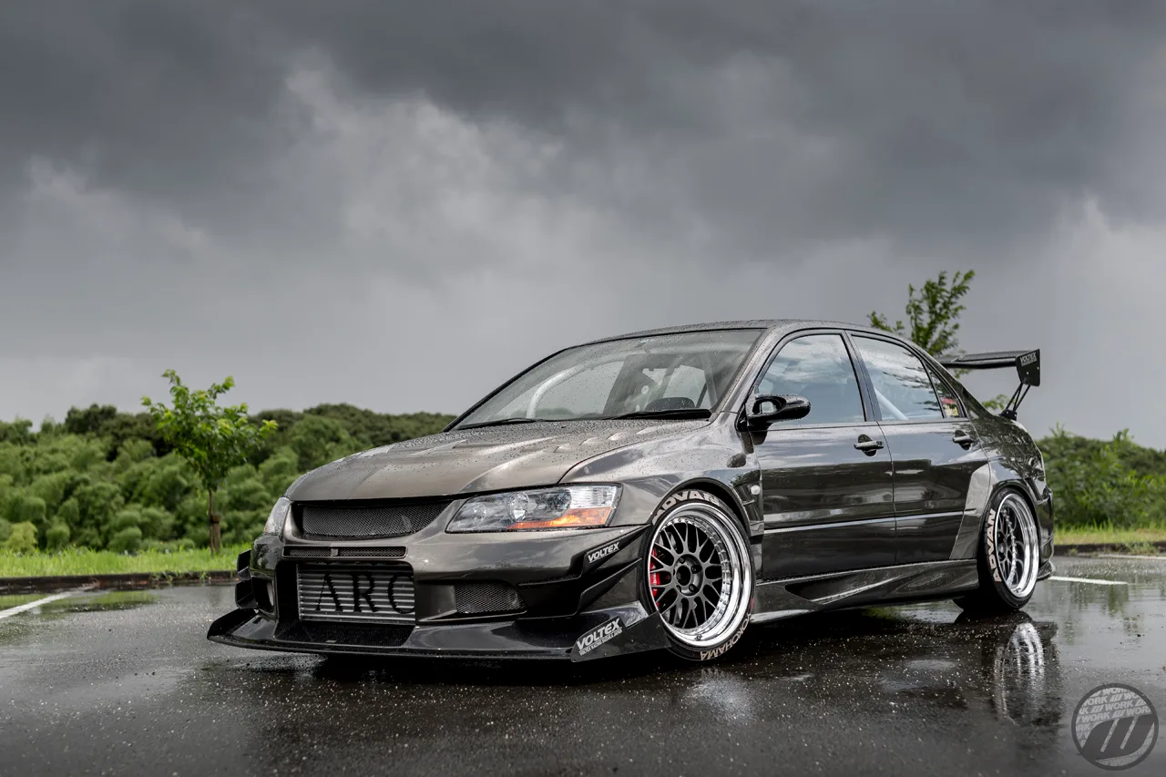 Work Meister M1 3P on Mitsubishi Lancer Evolution CT9A, photo 2