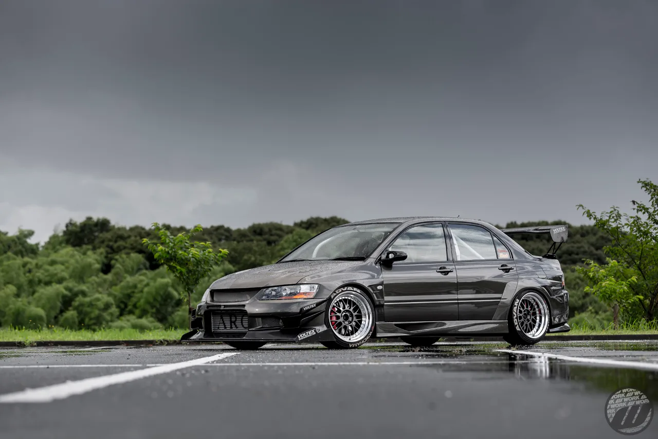 Work Meister M1 3P on Mitsubishi Lancer Evolution CT9A, photo 3