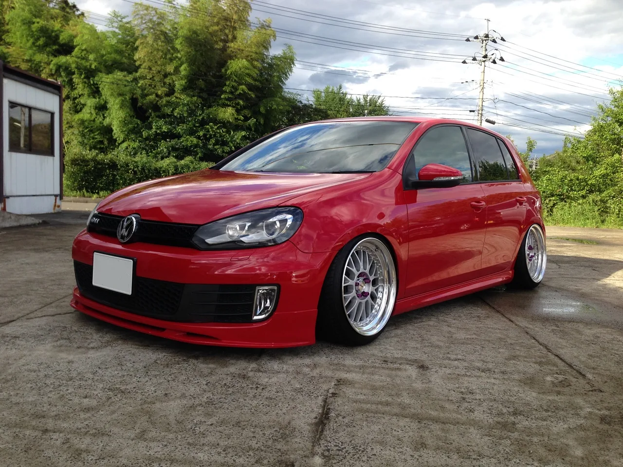 Work Meister M1 3P on Volkswagen Golf Mk5 (Typ 1K), photo 2